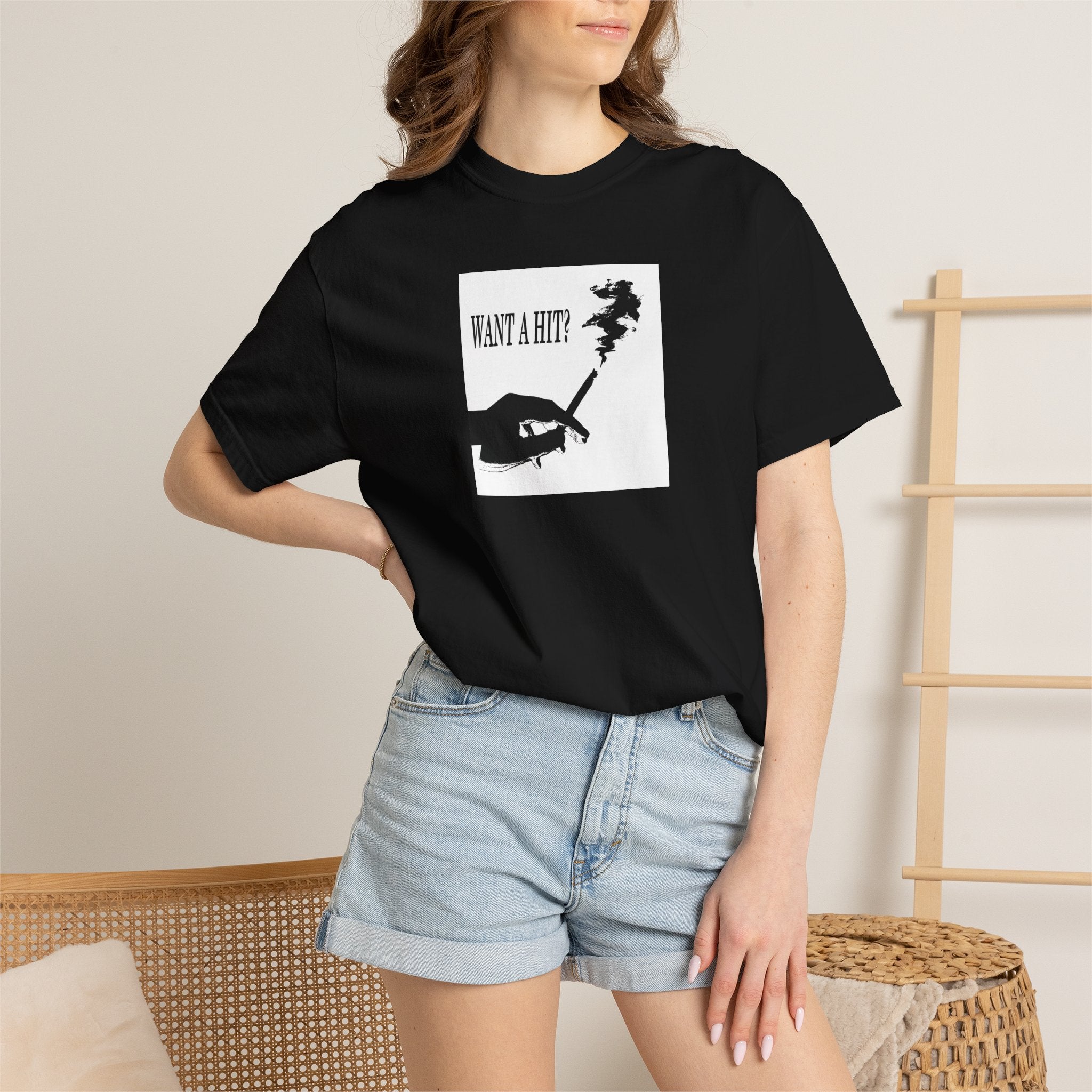 'Come On' T-Shirt B/W